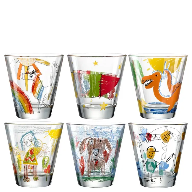 Komplet 6 szklanek Bambini 215ml - 1