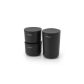 ReNew Dark Grey 3-Piece Storage Container Set