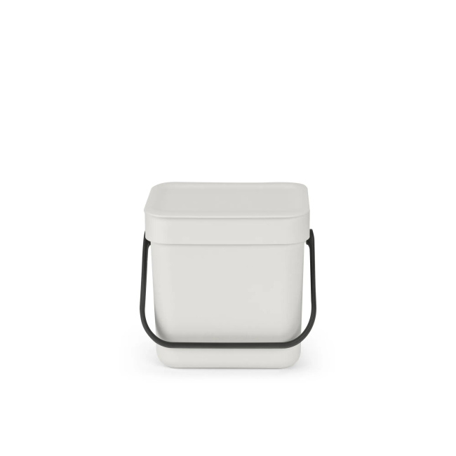 Sort & Go Light Grey Waste Bin for Segregation 3L