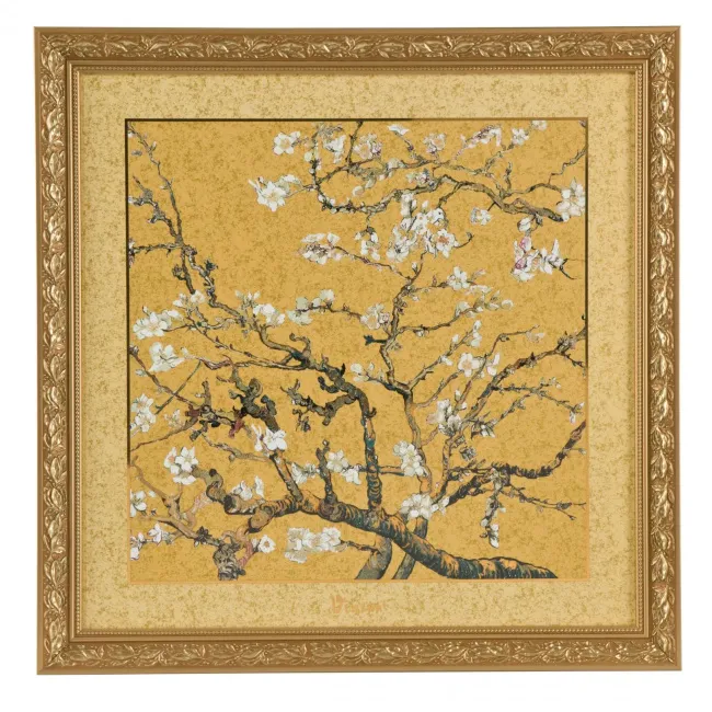 Obraz Drzewo Migdałowe 68x68cm złoty Limited Edition - 1