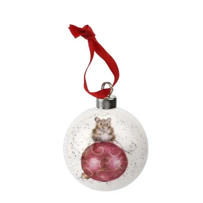 Wrendale Designs Hanging Christmas Bauble 7cm