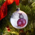 Wrendale Designs Hanging Christmas Bauble 7cm - 4