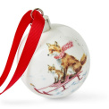 Wrendale Designs Hanging Christmas Bauble 7cm - 4