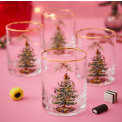Christmas Tree Glass 400ml - 5
