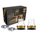 Komplet Experience 2 szklanki do degustacji whisky + 4 podstawki chłodzące - 1