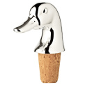 Wine Stopper 8cm Duck Silver-plated - 2