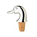 Wine Stopper 8cm Duck Silver-plated - 1