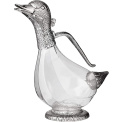 Daisy Carafe 900ml Silver-plated for Wine - 1