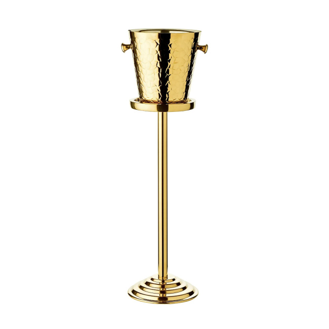 Capri Champagne Cooler 85x23cm with Stand Gold