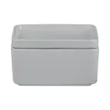 Pilar Mirage Gray Butter Dish - 1