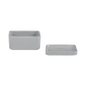 Pilar Mirage Gray Butter Dish - 2