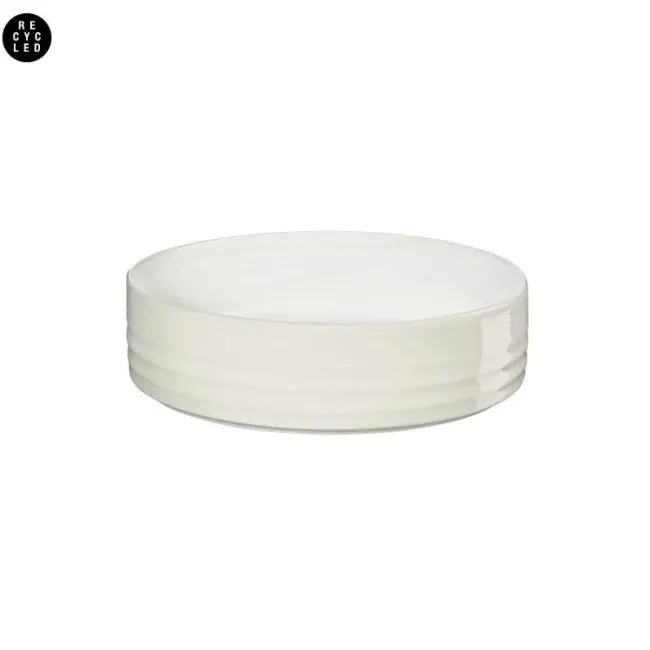 Re:glaze Sparkling White Plate 19cm Deep