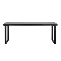Beaumont Black Table 90x75.5cm for dining room - 5