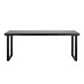 Beaumont Black Table 90x75.5cm for dining room - 2