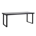 Beaumont Black Table 90x75.5cm for dining room - 1