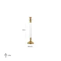 Świecznik Branda Gold 37x10,5cm - 2