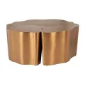 Stolik kawowy 3 elementy Tree Gold - 1