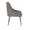 Chair Lewis Velvet Stone 87x56x63cm - 5