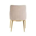 Krzesło Breeze Velvet Khaki metal gold 86x57x65cm - 5