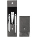 Zestaw podróżny Classic Inox 3 elementy antracytowy