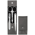 Zestaw podróżny Classic Inox 3 elementy antracytowy