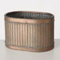 Osłonka Gibson 37x24x24cm rusty brown outdoor (1 sztuka) - 5
