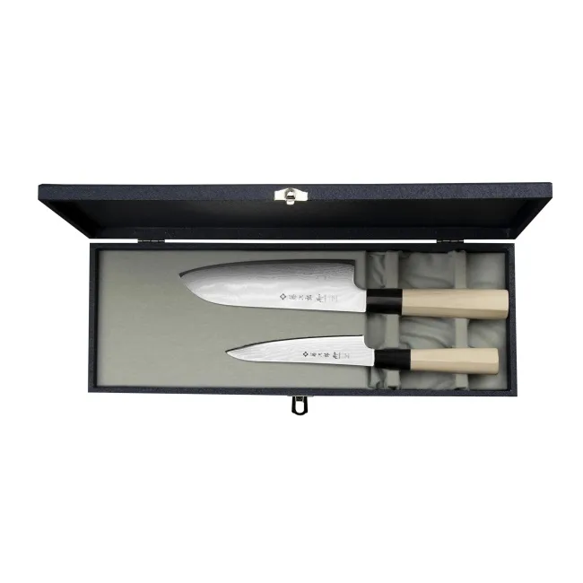 Zestaw 3 Noży Shippu Uniwersalny + Santoku - 1