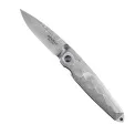 Nóż składany Mcusta Shinra Tsuchi Damascus 6,5cm - 1
