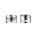 Set of two napkin rings Barkring Silver - 1