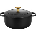 Bellamonte Cast Iron Pot 2.6l 20cm Black Round - 5