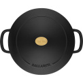 Bellamonte Cast Iron Pot 3l 22cm Black Round - 10