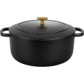 Bellamonte Cast Iron Pot 7l 28cm Black Round - 5