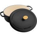 Bellamonte Cast Iron Roasting Pan 2.2l Black Oval - 6