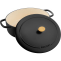 Bellamonte Cast Iron Roasting Pan 5.5l Black Oval - 10