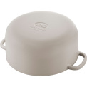 Bellamonte Cast Iron Pot 4l 24cm Ivory Round - 12