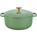 Bellamonte Cast Iron Pot 2.6l 20cm Green Round - 7