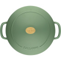 Bellamonte Cast Iron Pot 2.6l 20cm Green Round - 11