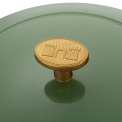 Bellamonte Cast Iron Pot 3l 22cm Green Round - 9