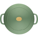 Bellamonte Cast Iron Pot 5.5l Green Round - 10