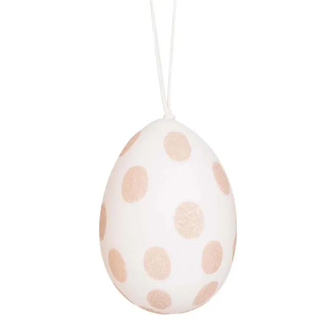 Zawieszka jajko 7cm beige