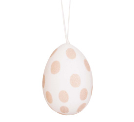 Zawieszka jajko 7cm beige
