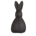 Bunny Figurine 16x7cm Black - 1