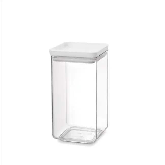 Pojemnik kwadratowy do przechowywania 1,6l white - 1