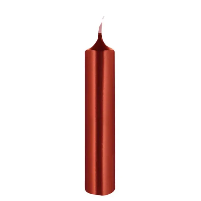 Świeczka 20x3cm 25h red metalic - 1