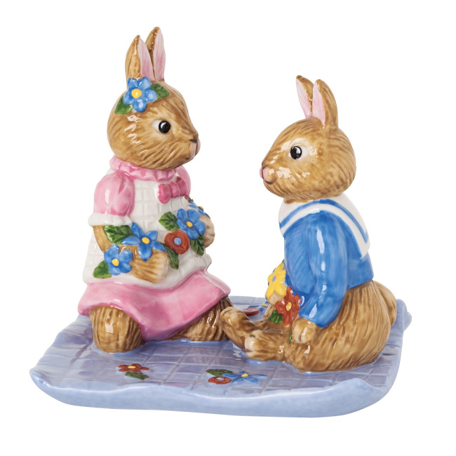 Figurka Bunny Tales zajączki piknik - 1