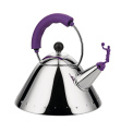 9093 Kettle with Whistle 2L Basketweave Purple Handle - 7