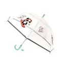 Children's Transparent Umbrella with Panda Whistle - 3