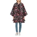 Peleryna Mini Maxi poncho paisley black - 5
