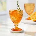 Red Wine Glass Boston Coloured Apricot 310ml - 7