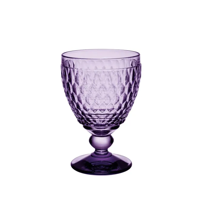 Red Wine Glass Boston Coloured Lavender 310ml - 1